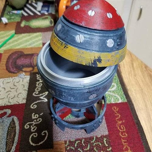Miniatura 6 de Caja de almacenamiento de bombas nucleares, decoración de escritorio de bomba nuclear, escultura de cohete de resina que se abre en 3D, modelo de