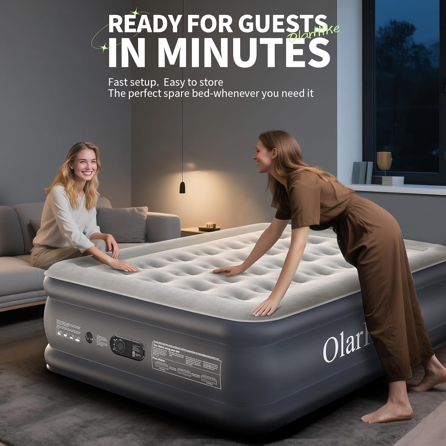 Best Olarhike Full Air Mattress With Built-In Pump, 18&Quot; Raised In... 2026