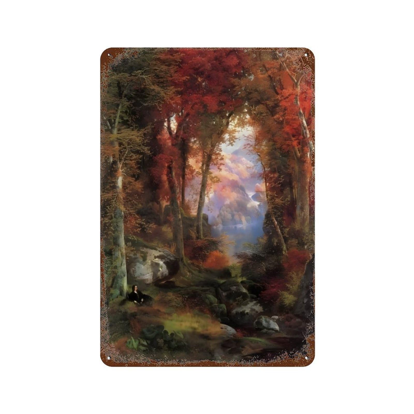 xiaoxiaoshen Thomas Moran (10) Wall Decor Art Metal Tin Poster Modern Home Decor Art Home Bar Shop Decorations Vintage Sign 30x20cm