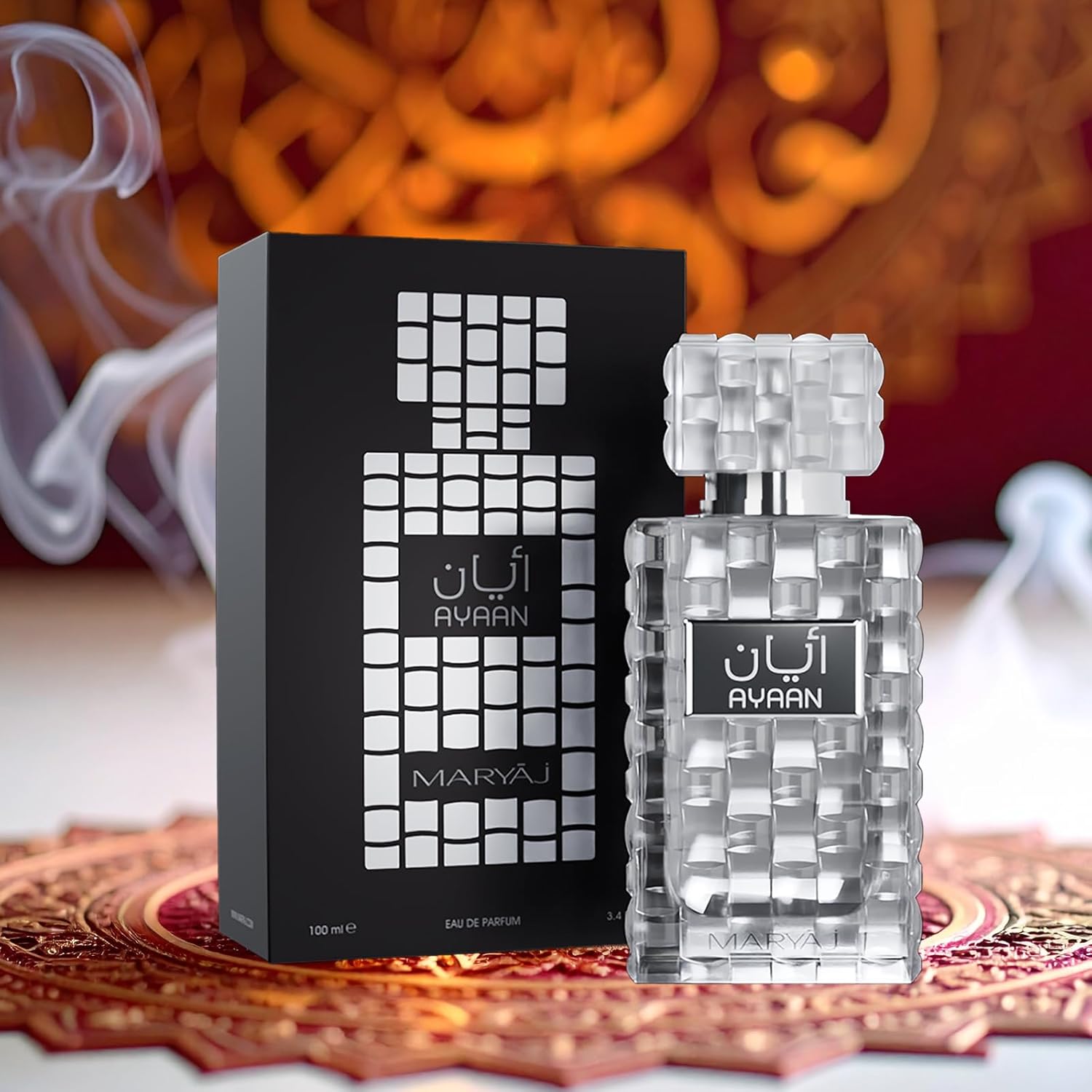 Maryaj Ayaan - Long Lasting Perfume for Men and Women - Musk Cologne for Men and Women - Lemon, Lavender, Amber Fragrances - Eau de Parfum - 3.4 oz.