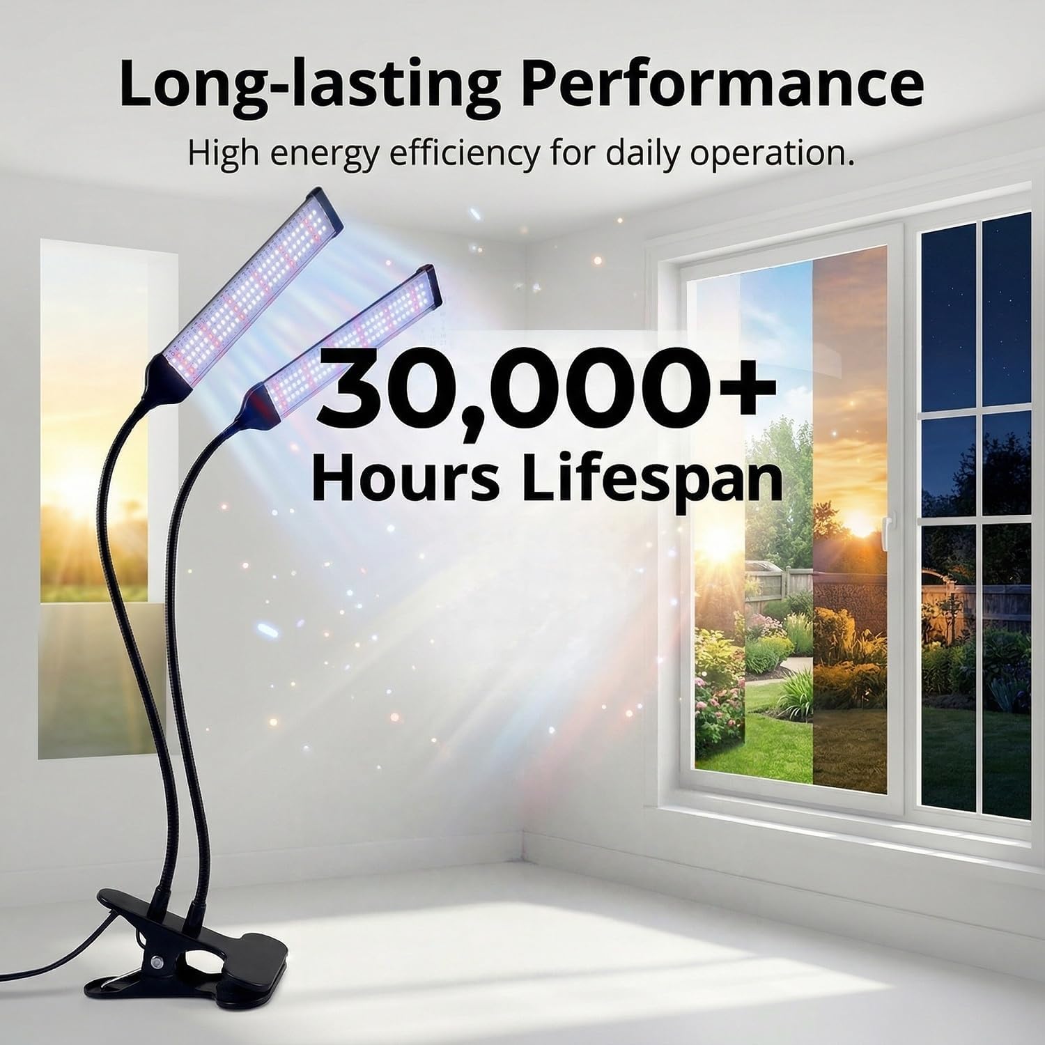 Bird Health Cage Supplementary Light with Full-Spectrum LED Pet Light, Intelligently Timing to Help Synthesize Vitamin D3 and Promote Calcium Absorption