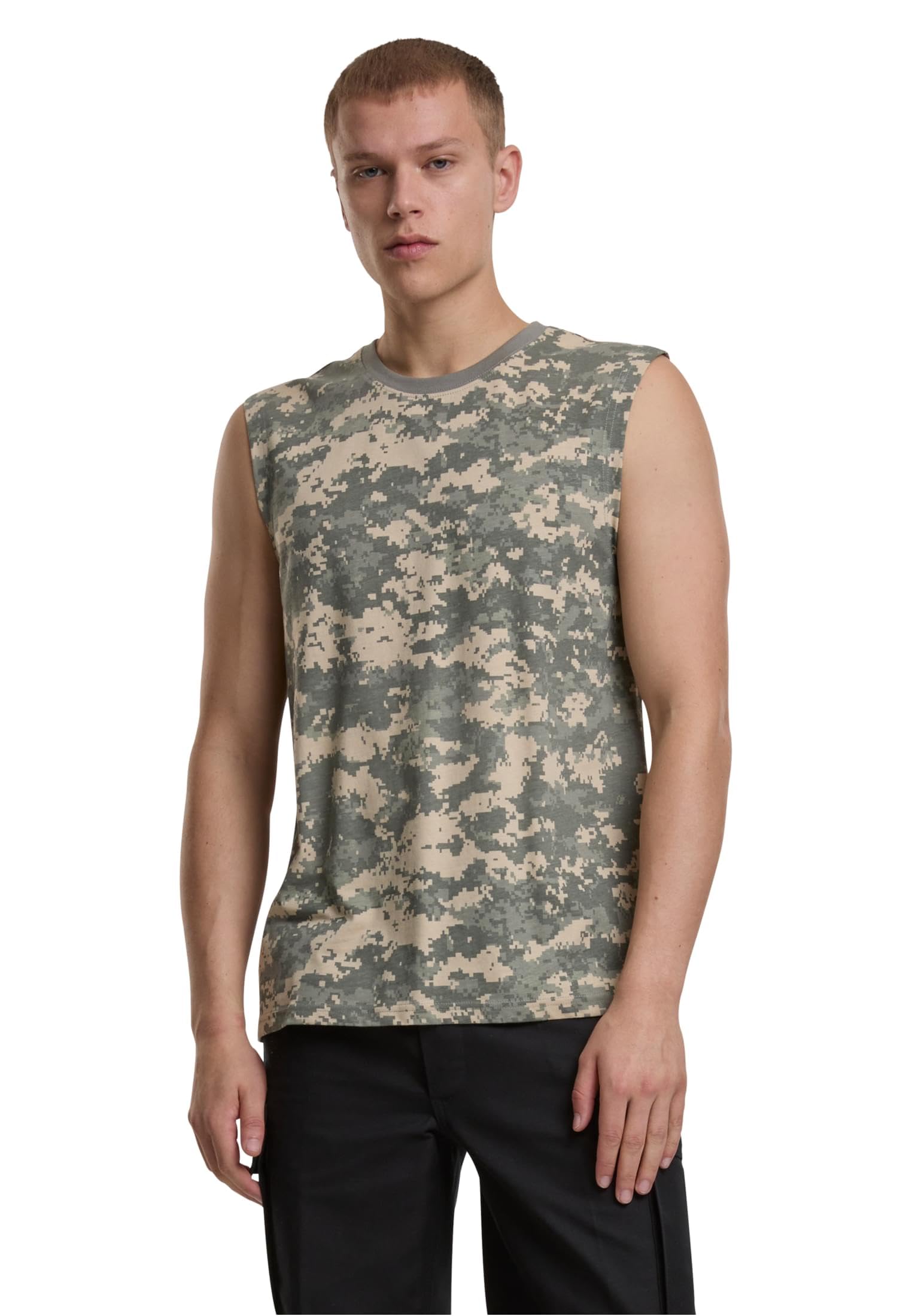 Brandit T-Shirt Sleeveless, Uomo, at_Digital, M
