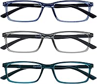 Vista 19 de OPULIZE SEE Reading Glasses with Blue Light Blocking for Women and Men, Narrow Frame, Spring Hinges, Computer Gaming Glasses