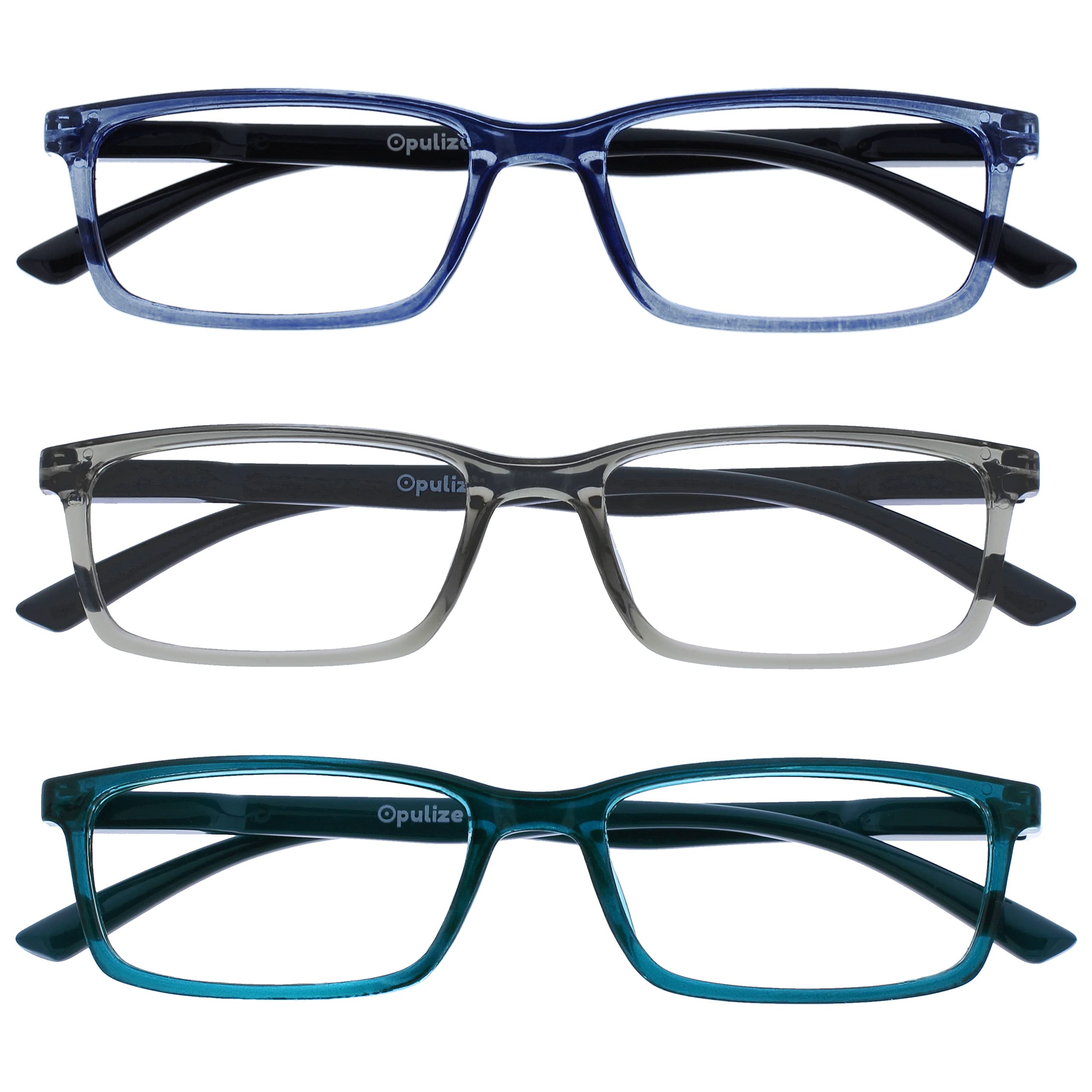Opulize See Gafas Filtro Luz Azul Montura Estrecha Bisagras de Resorte Mejoran Sueño Reducen Dolor de Cabeza Ordenador Videojuegos Antirreflejante Hombre Mujer B9