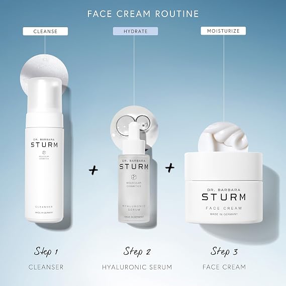Face Cream 1.6 Fl Oz, Hydrating Anti Aging Face Cream for Women, Firming Moisturizer for Radiant Healthy Skin, Luxury Skincare By Dr. Barbara Sturm