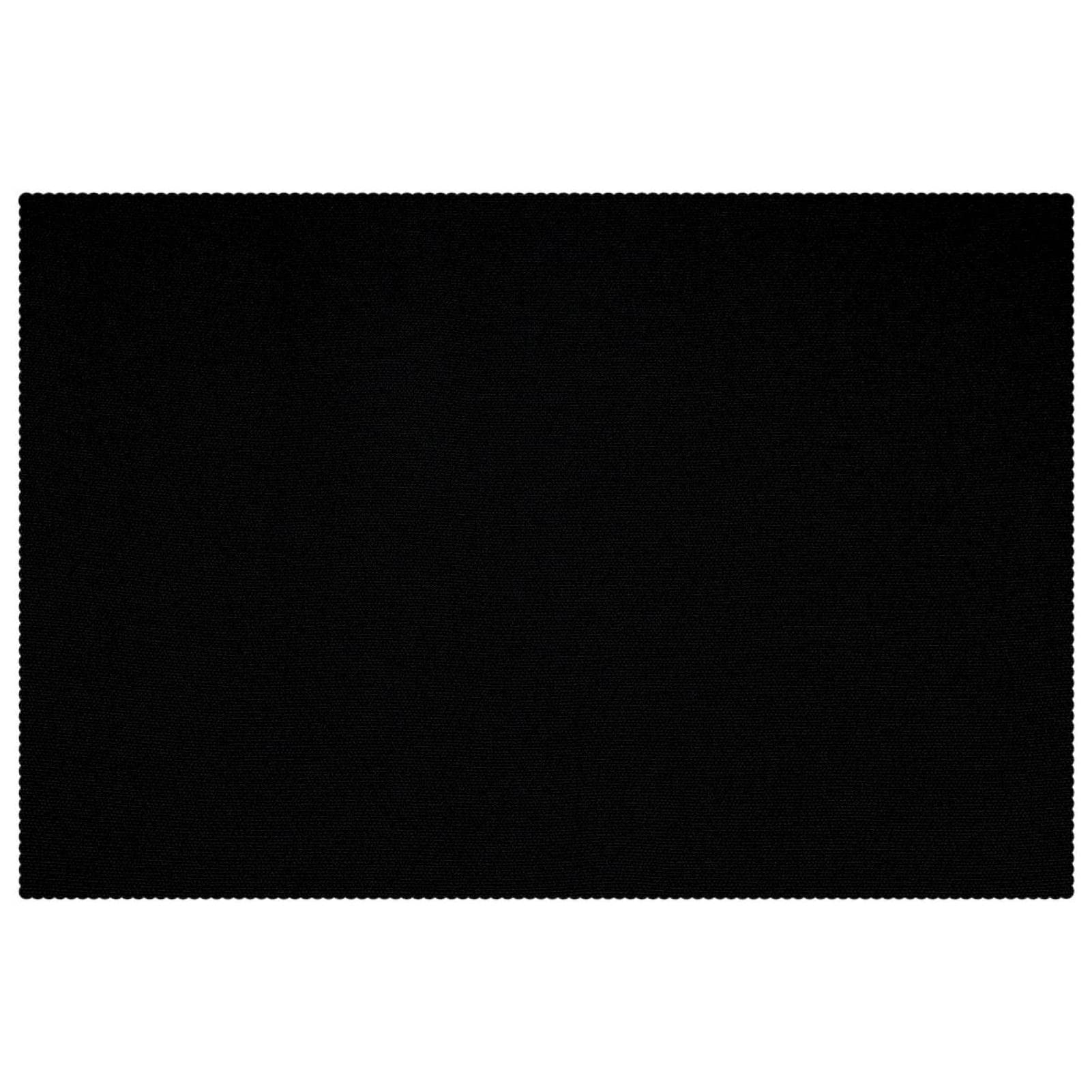 Sets de table noirs en tissu Oxford de qualité supérieure pour décoration de cuisine