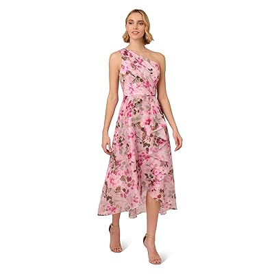 Adrianna Papell Printed High Low Dress Women