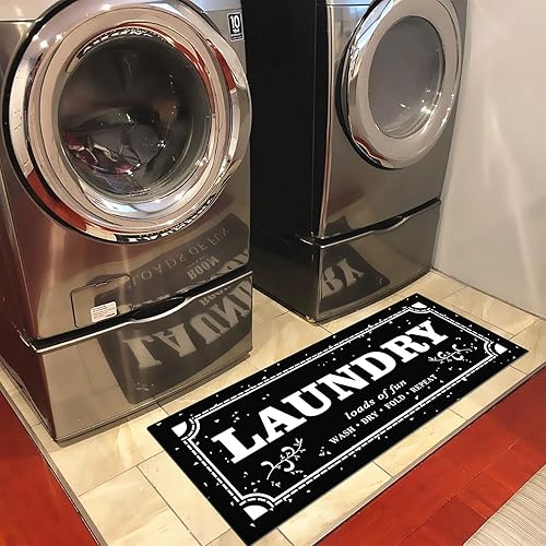 Miniatura 65 de Ukeler - Alfombra antideslizante, antifatiga, para cuarto de lavado, lavadero, baño, cocina