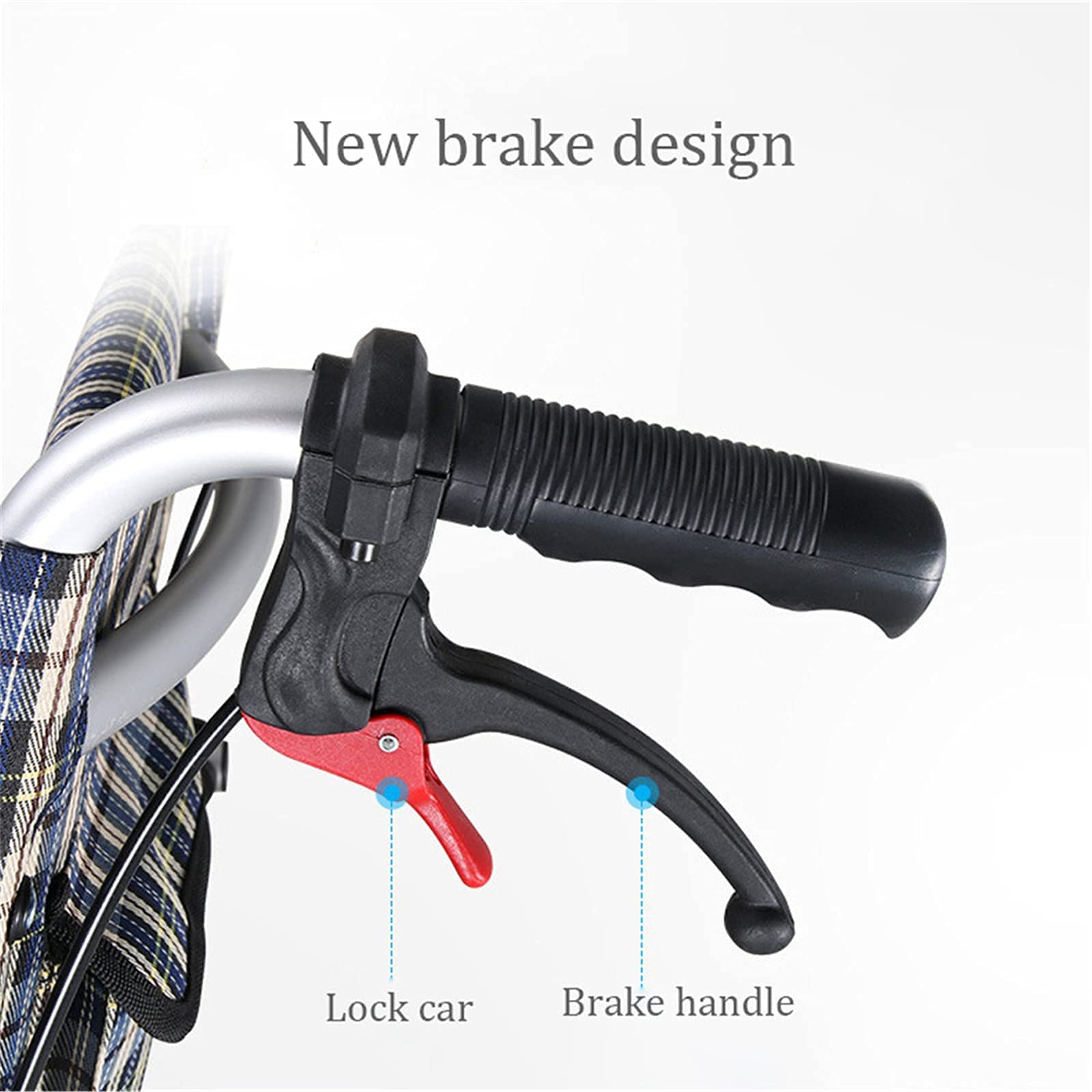 Sillas de Ruedas Plegables Silla de Ruedas Manual Plegable, Adultos Silla de Ruedas Plegable Ultraligera para Mayores Asistencia para Discapacitados Coche Silla de Ruedas Transporte Silla de