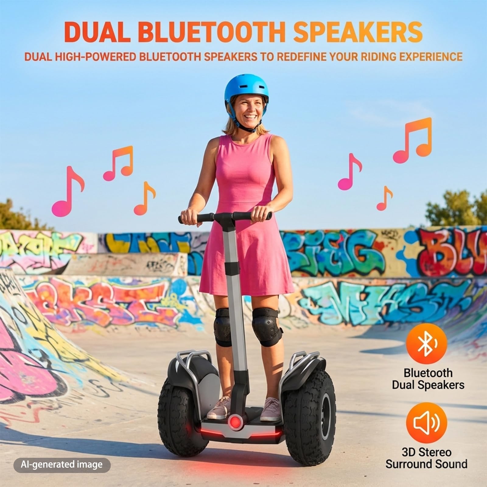 Trottinette Électrique Adulte Tout-Terrain 19", Draisienne Électrique Auto-Équilibrée avec Guidon Réglable, Écran OLED & APP, Capacité de Charge de 150 kg, Étanche IP54 Grey