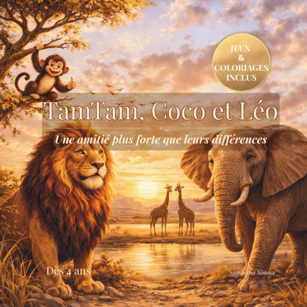 TamTam, Coco et Léo: Une amitié plus forte que leurs différences: 1 (Les leçons de vie, de TamTam, Coco et Léo)