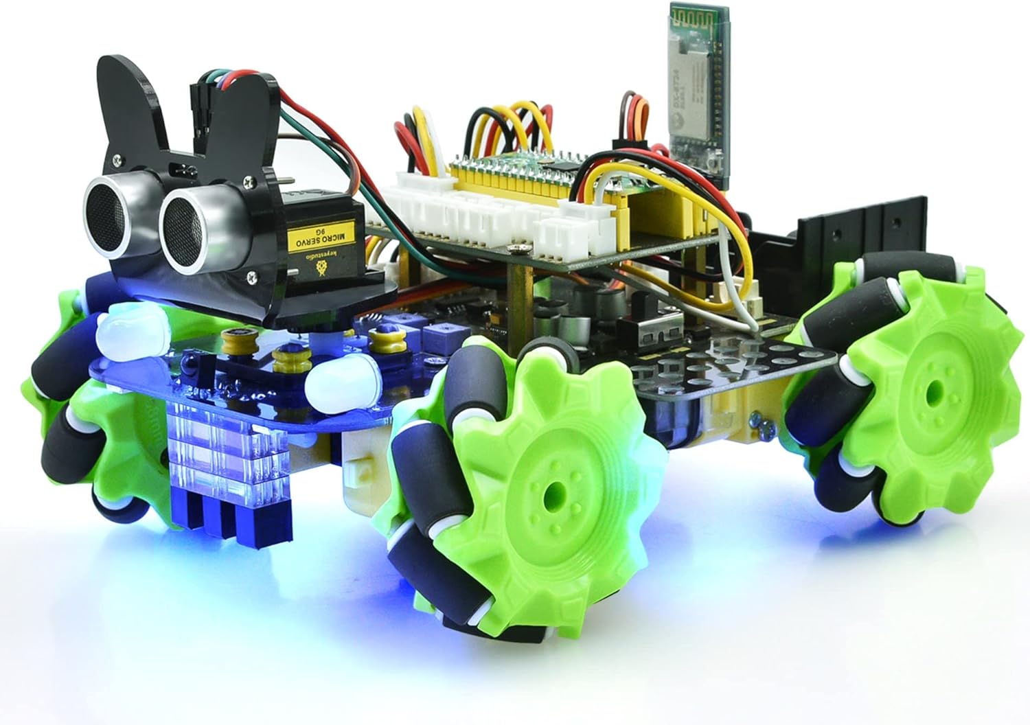 KEYESTUDIO 4WD Mecanum Car Kit for Raspberry Pi PICO, Raspberry Pi ...