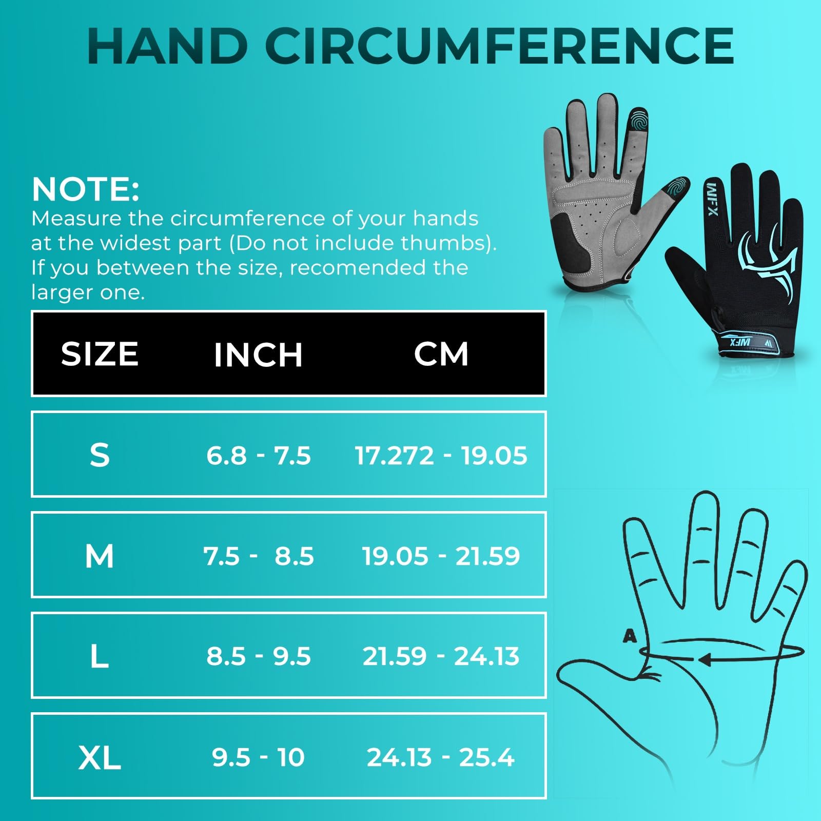 Guantes de ciclismo de dedo completo con pantalla táctil para MTB, carretera, BMX y motocicleta, acolchados antideslizantes transpirables