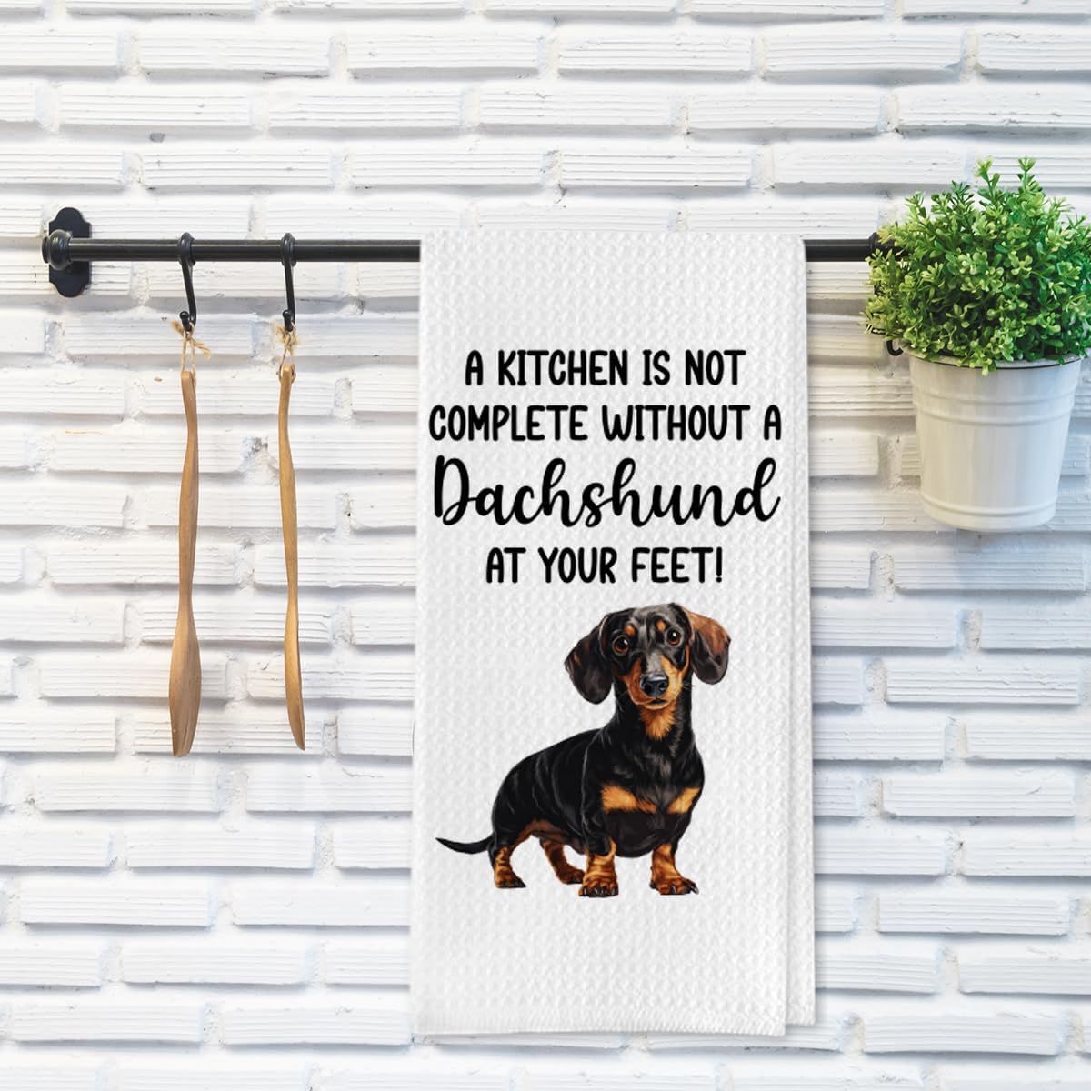 Dachshund Gifts Kitchen Towels for Wiener Dog Lover, Dog Gifts Decorative Towels for Bar Kitchen Bathroom - Image 6