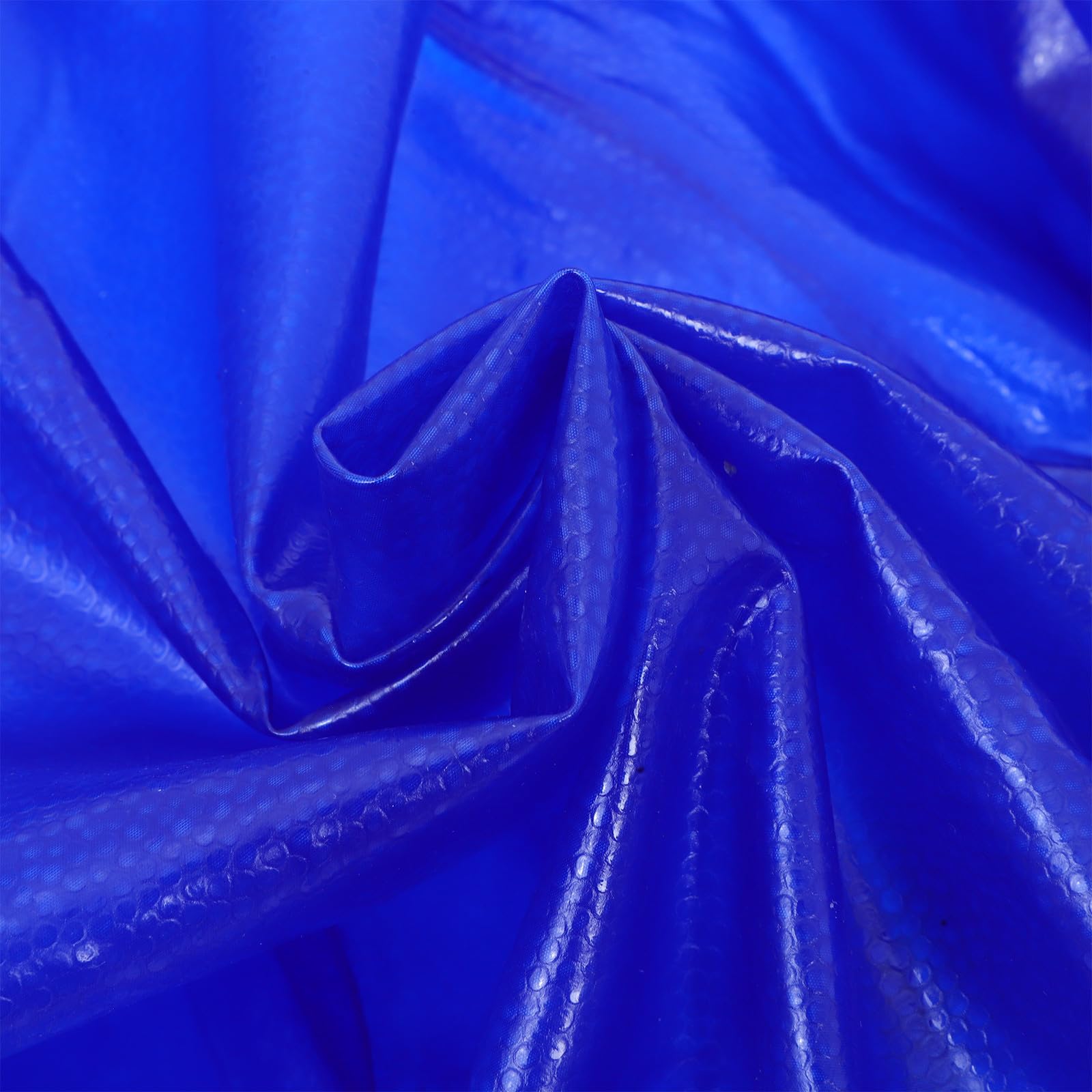 Zerodeko Ölbeständige Pvc Arbeitskleidung für Männer und Frauen mit Langen Ärmeln Dicke Transparente Schutzschürze für Aquatische Arbeitsumgebungen in Blau, Größe L