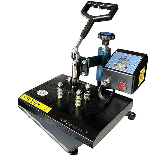ePhotoInc Swing Away 9 x 12 T Shirt Heat Press Machine Transfer Sublimation Press ZP9BU