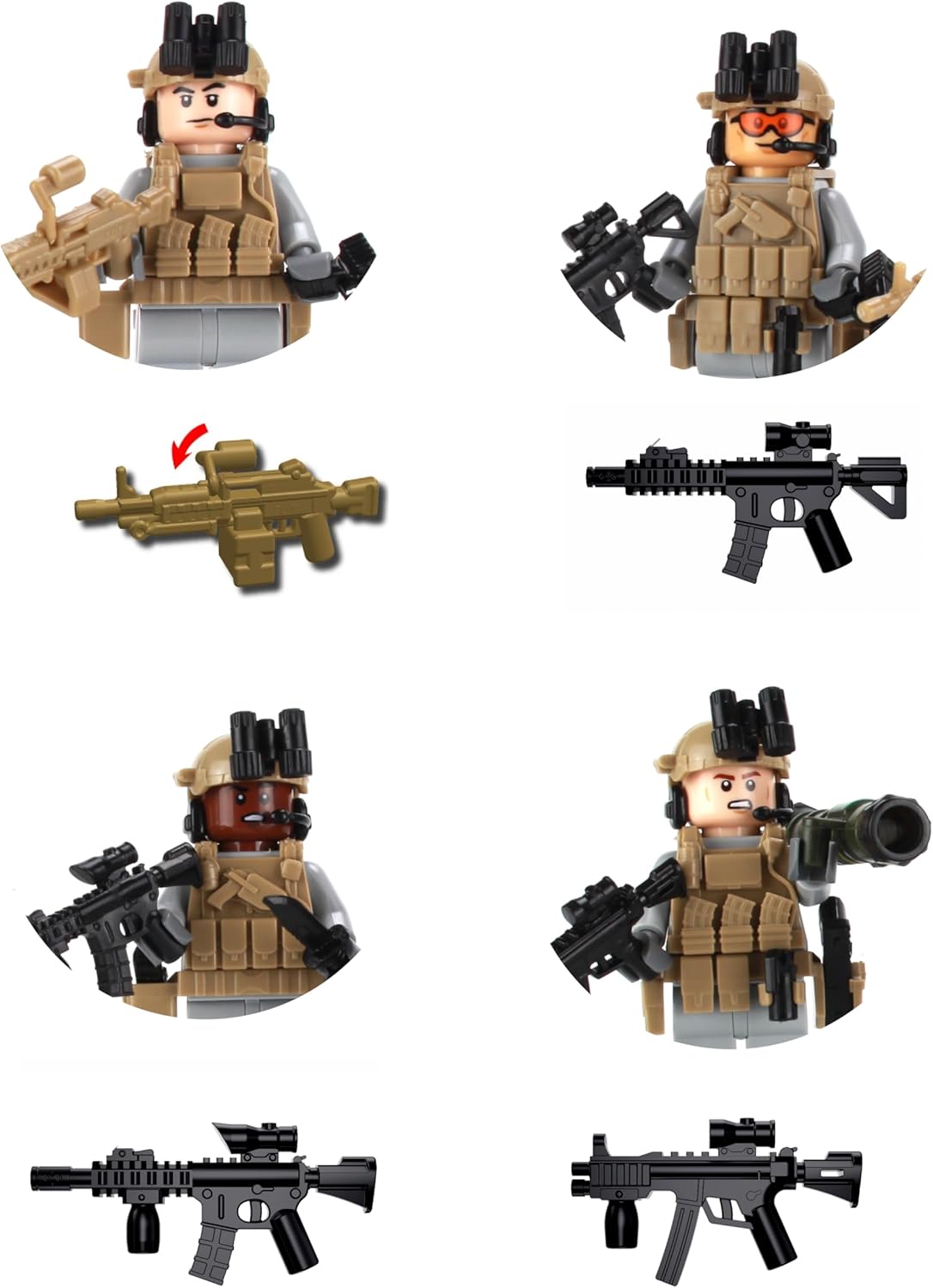 Custom Special Forces Army Rangers Team Minifigure Egypt Ubuy
