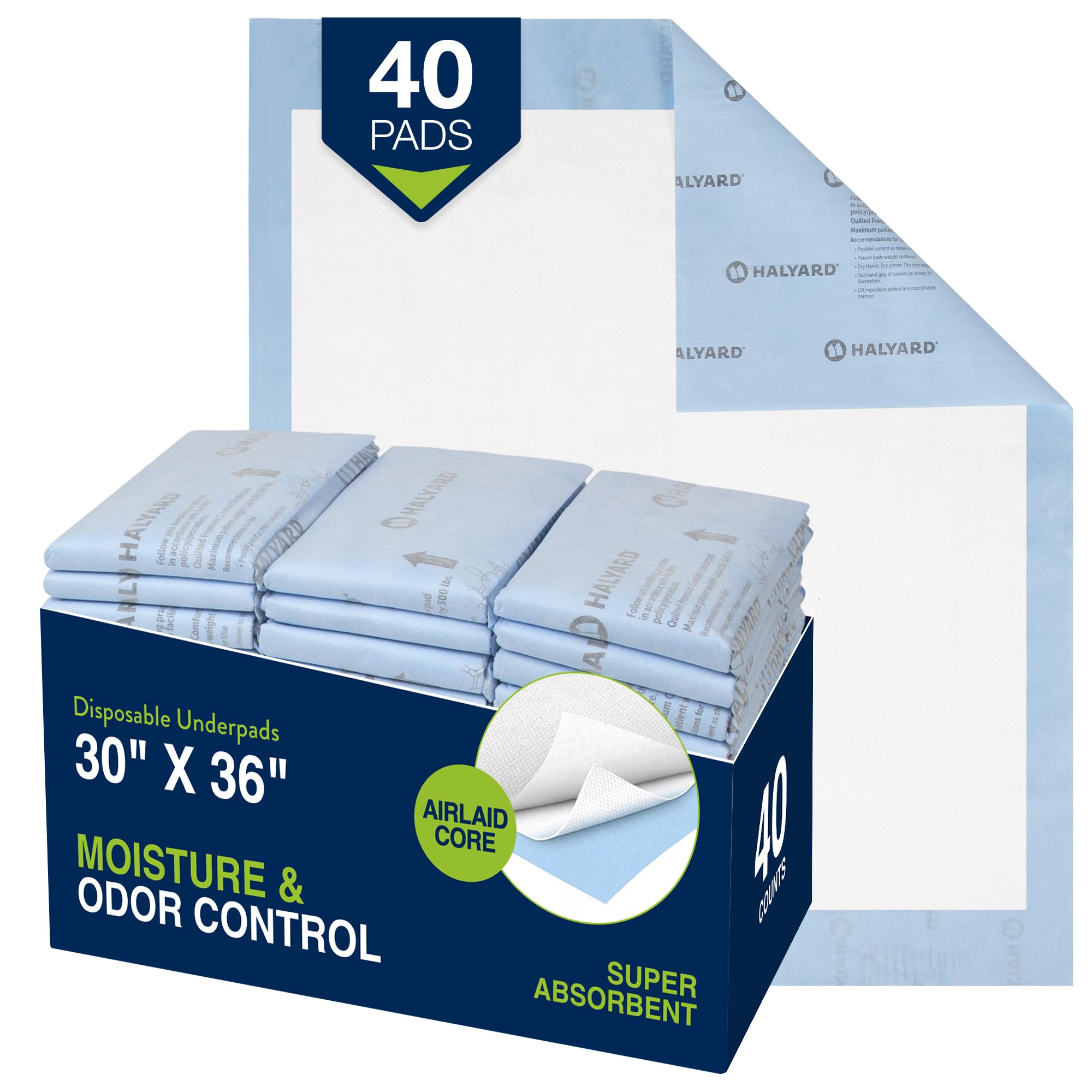HALYARD Premium Disposable Underpads