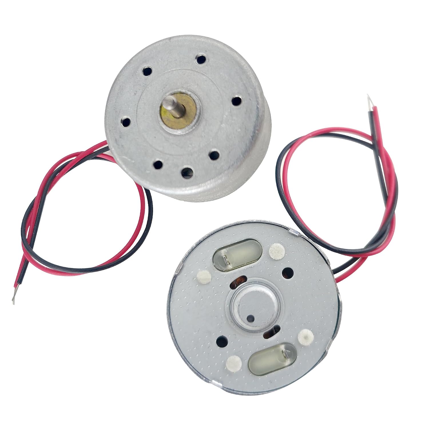 8Pcs Mini DC Motor, 5V 6000RPM Electric Motor with Wire for DIY Model image 3