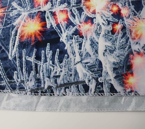 Miniatura 4 de Cocior Tapiz para colgar en la pared para árbol de Navidad para el hogar, decoración de pared de bosque nevado de invierno, feliz año nuevo,