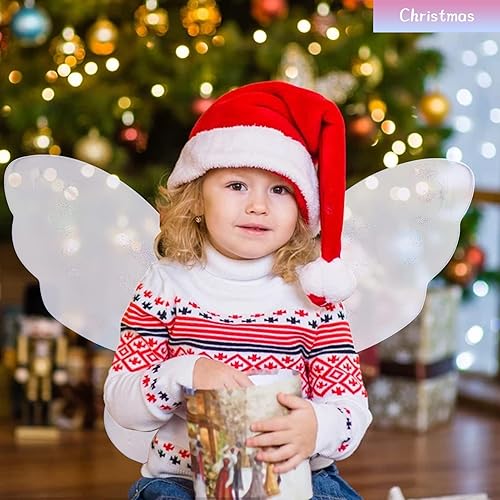 Miniatura 20 de ZIRICHER Alas de hadas grandes para niñas, alas de hada de mariposa, regalo de fiesta de cumpleaños para niños