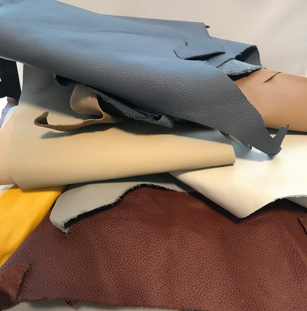 Leather Scraps for crafting, leather working, jewelry making and more. Available in 1, 2 and 3 lbs. (1)