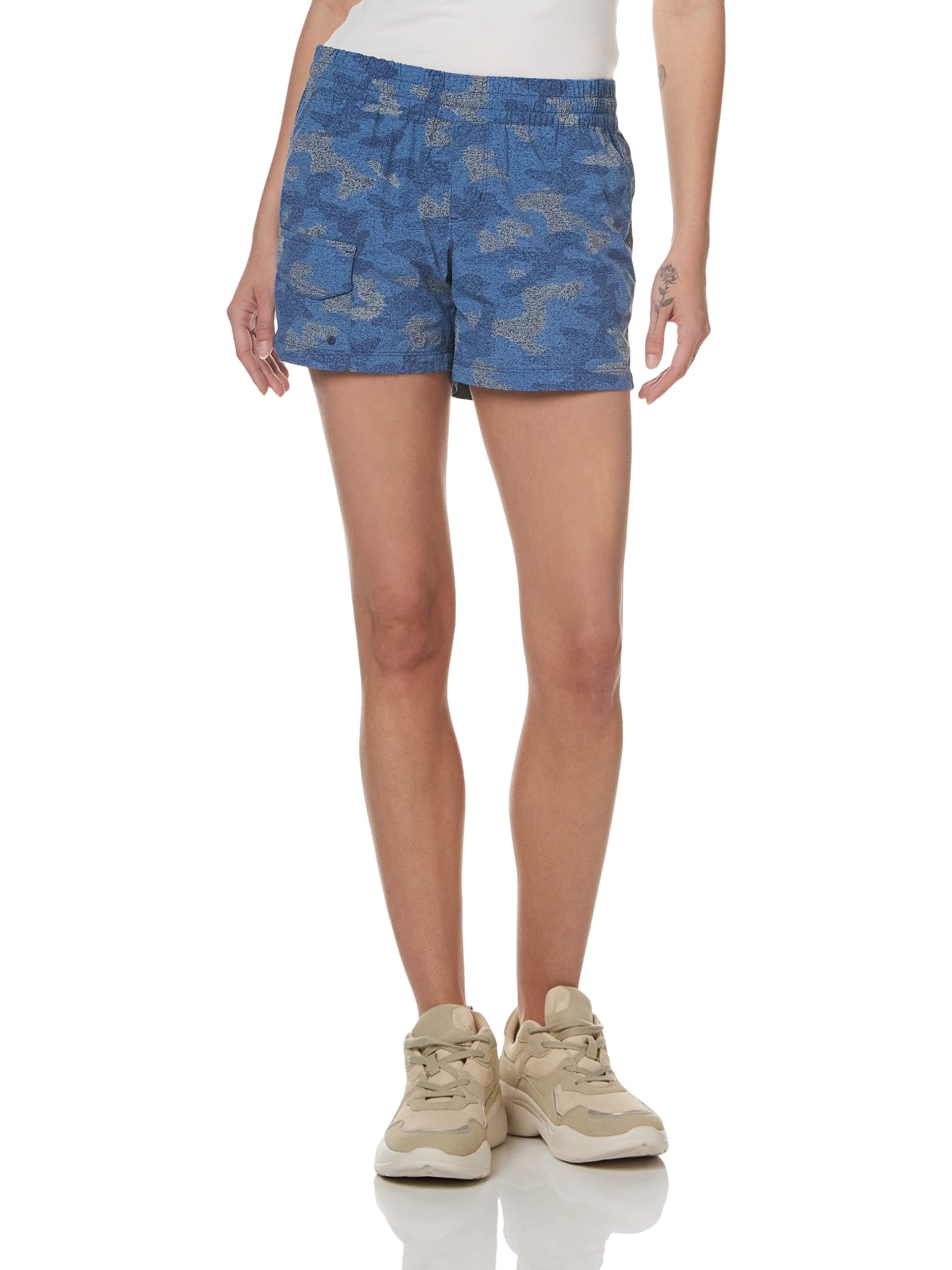 Women's Silver Ridge Printed Pull On Short Shorts