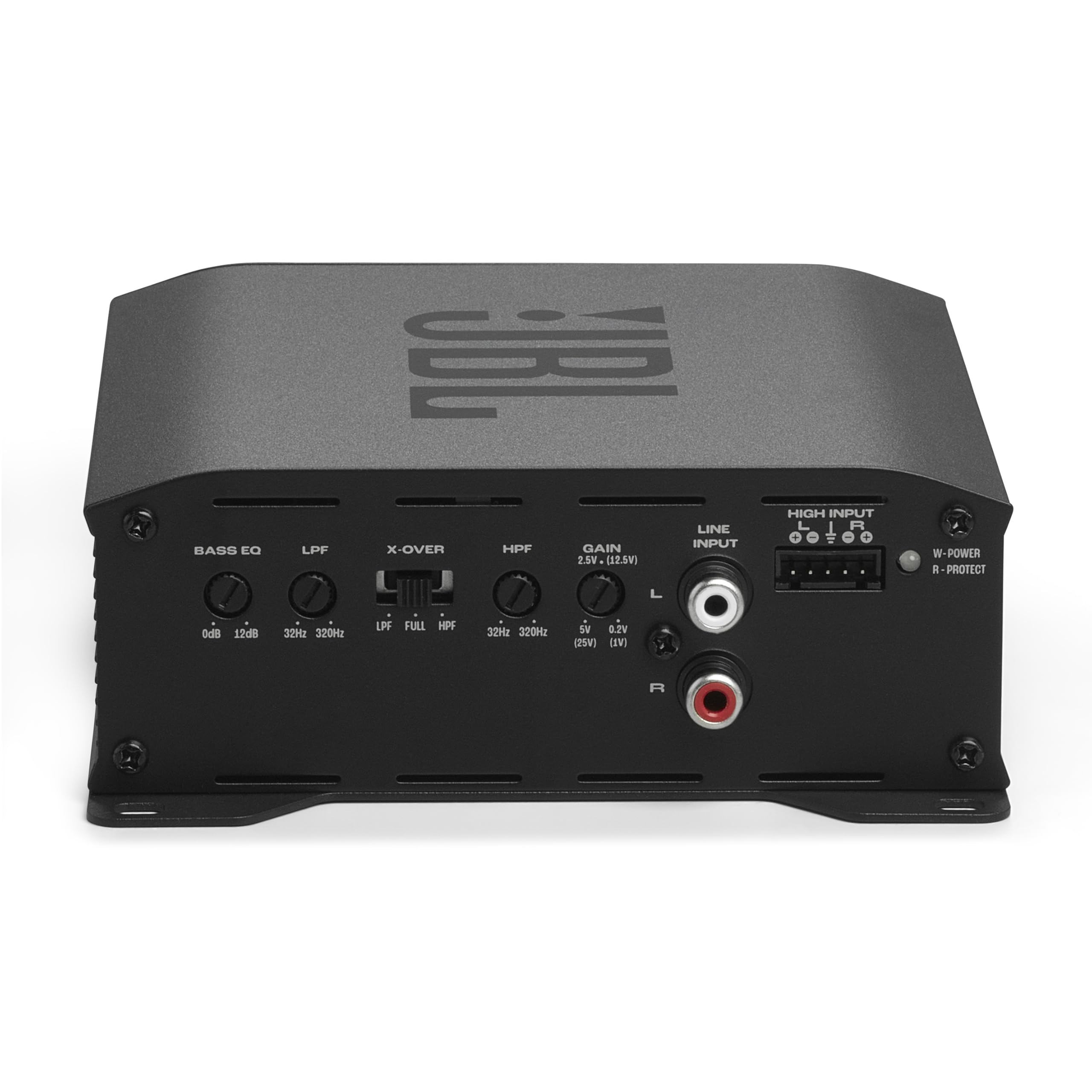JBL Amplificateur Audio Stage GT 80021 - Compact et Puissant Ampli Voiture 2-Canaux Max 800W, 130W RMS x2 à 2 Ohm, Pour Haut-parleurs Avant ou Subwoofer Bridging, Protection Integrée