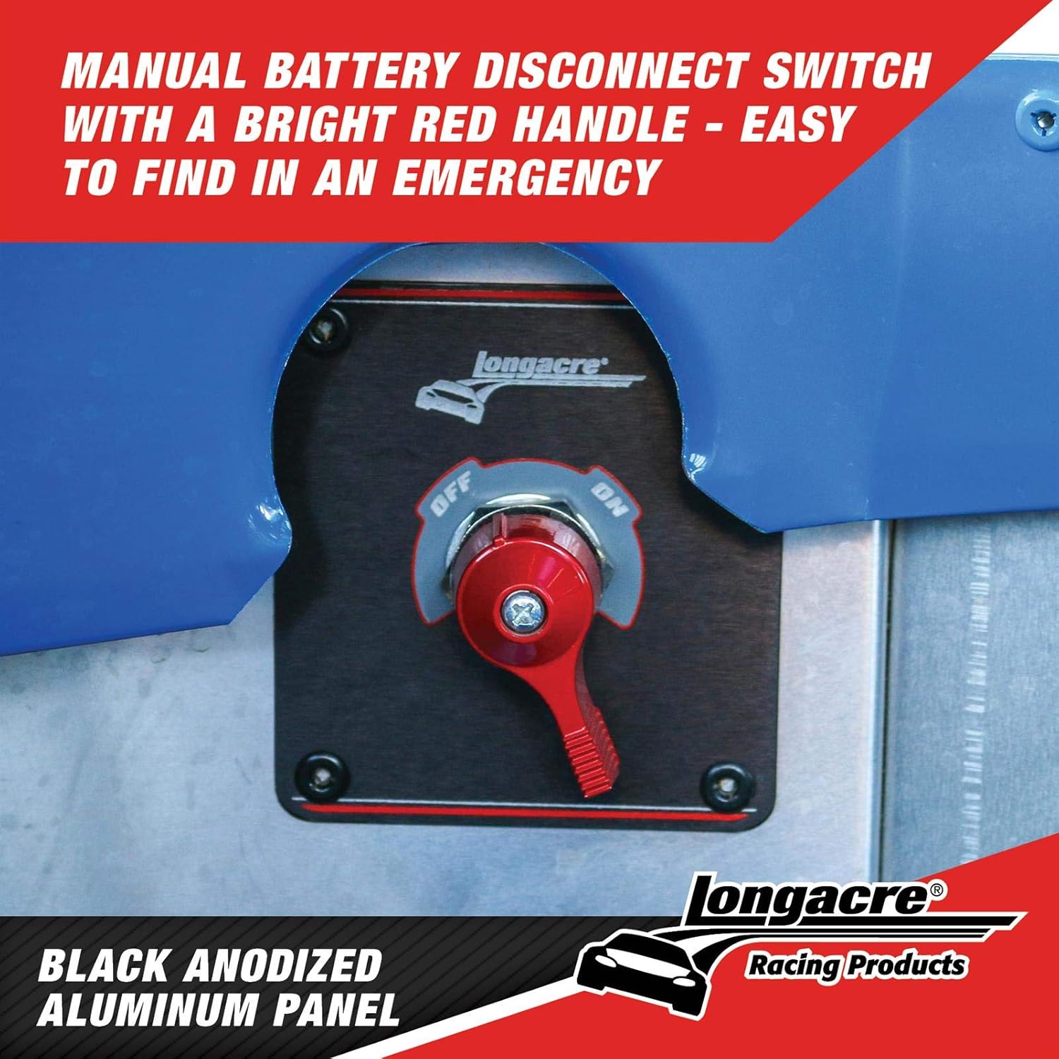 Longacre 45760 Battery Disconnect Switch w/ Panel