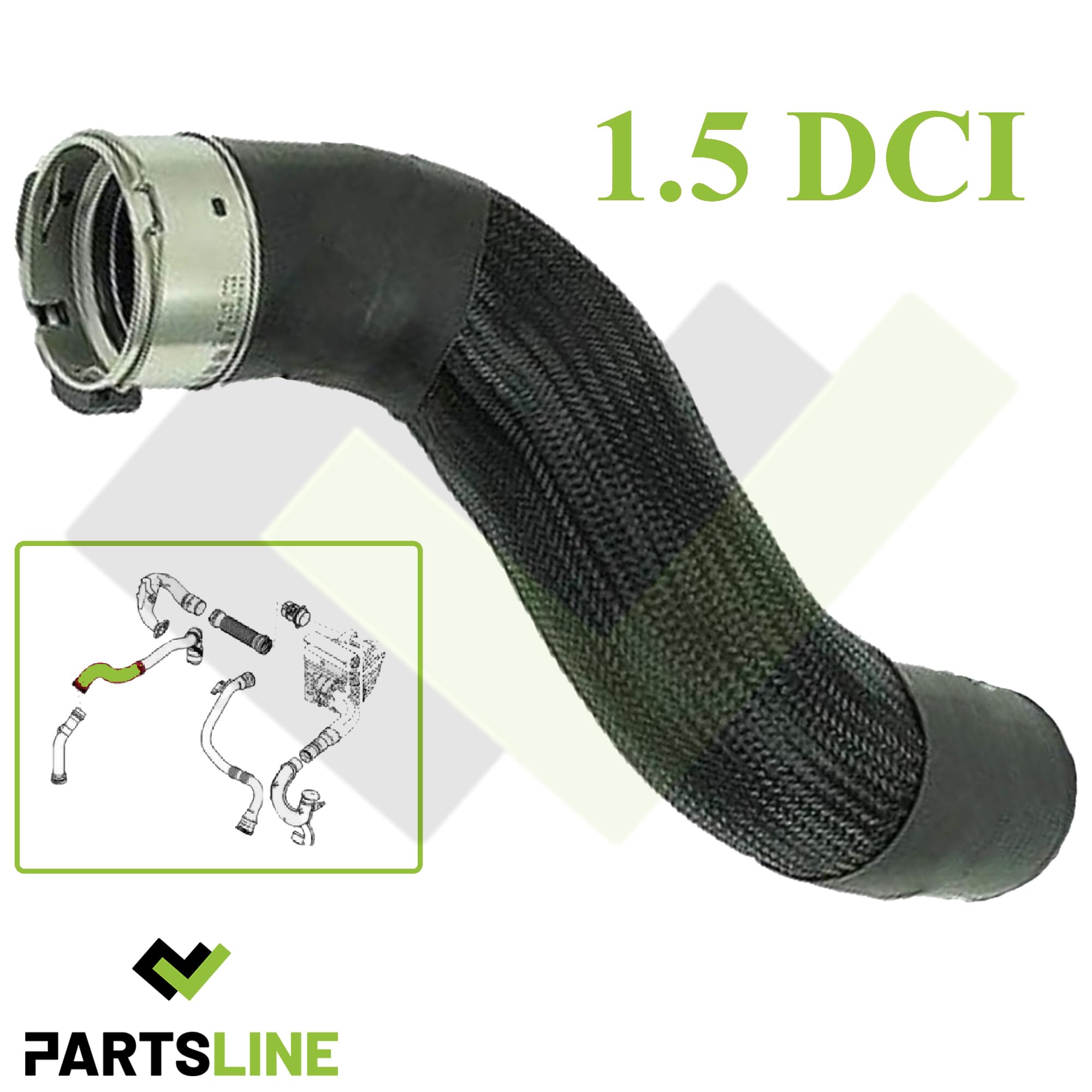 Partsline Durite de Turbo compatible avec Scénic III Fluence 1.5 dCi
