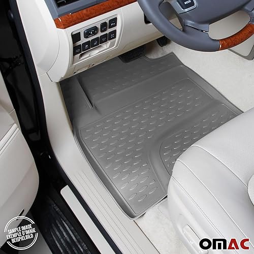 Miniatura 2 de OMAC Alfombrillas para Toyota Sienna 2003 a 2010, asiento delantero y segunda fila, juego de forro 3D, para todo tipo de clima, ajuste