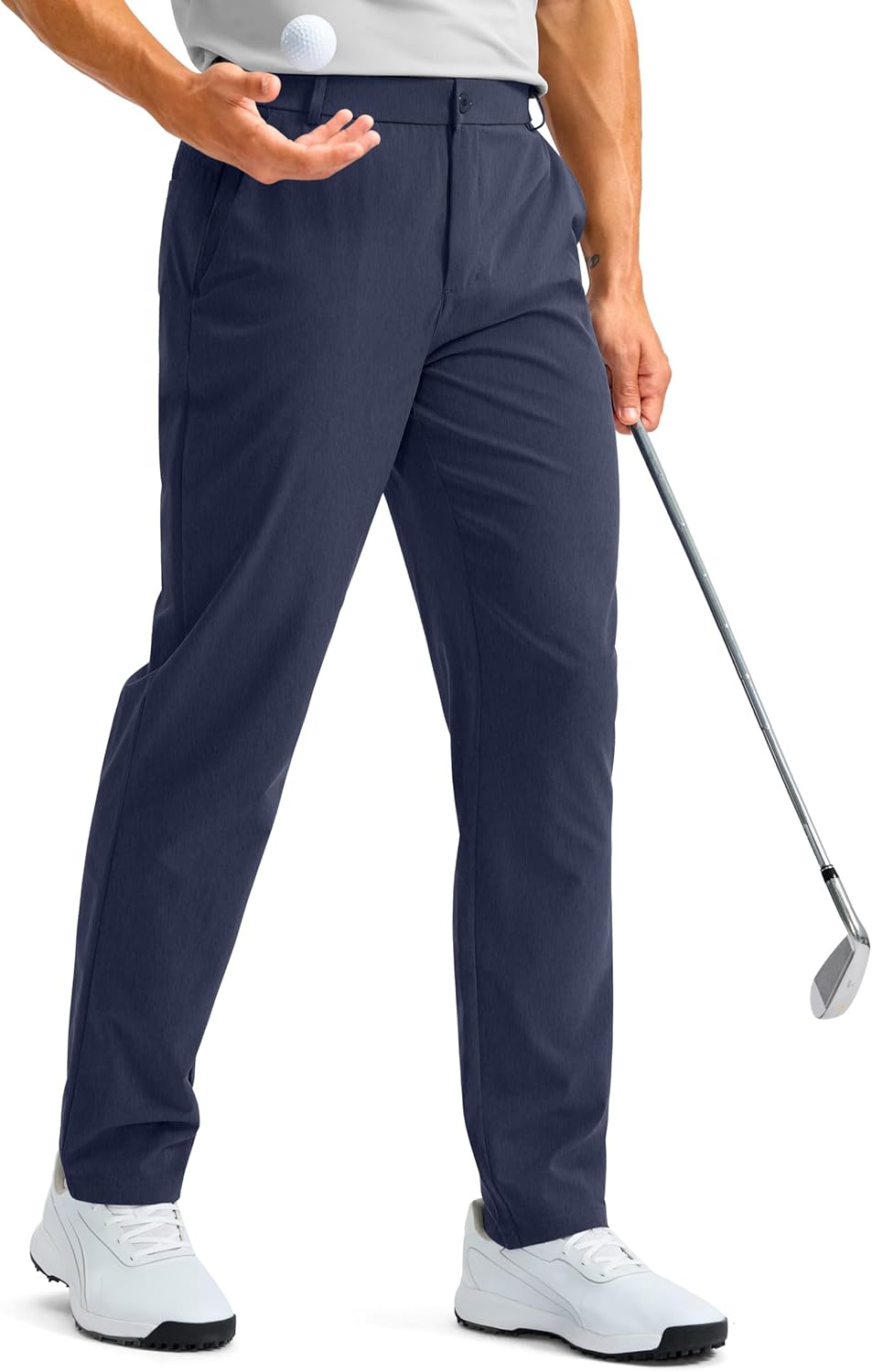G Gradual Men's Golf Pants with 5 Pockets 30"/32"/34" Lightweight Quick Dry Stretch Work Dress Pants Casual Slacks for Men