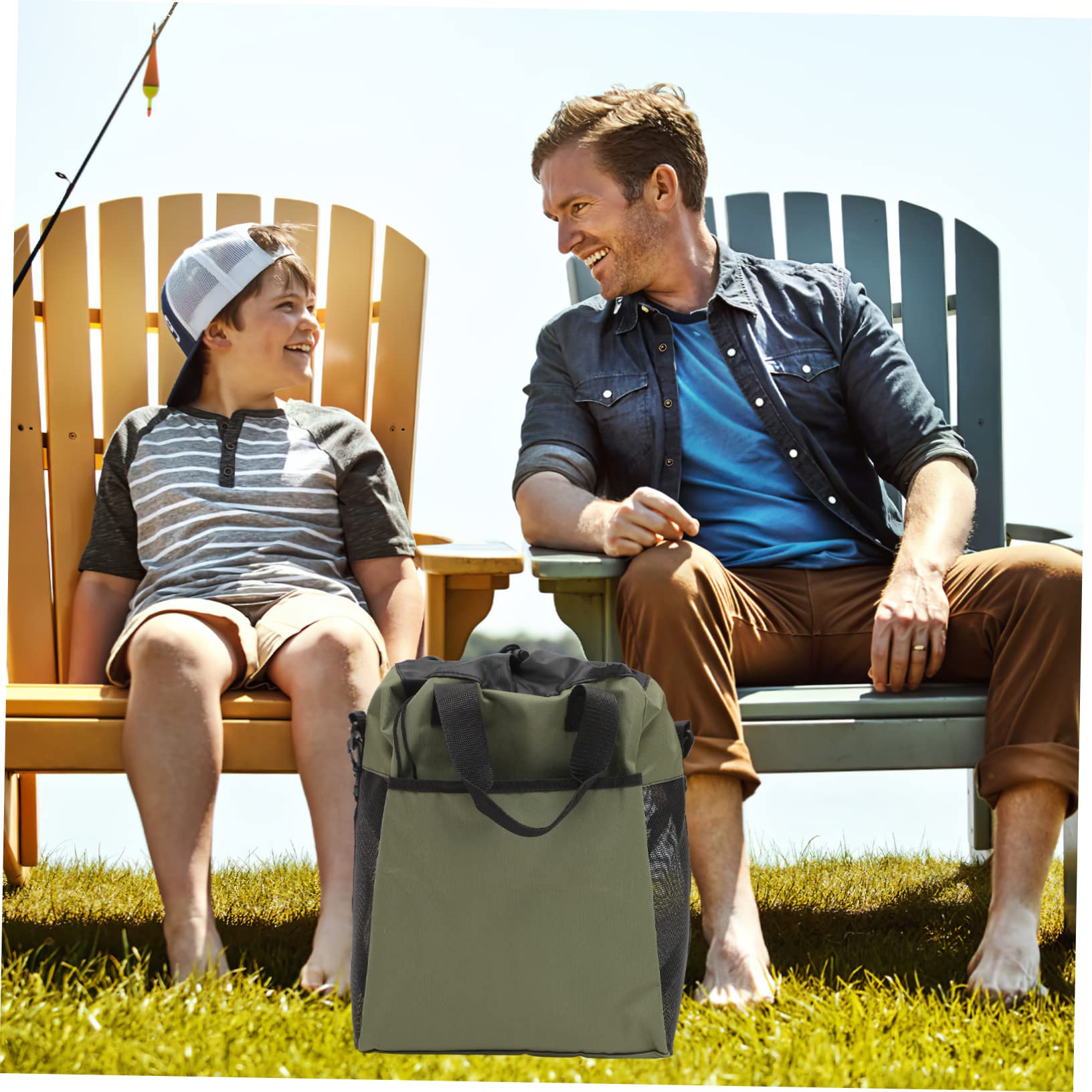Toyvian Borsa per Stivali da Pesca Oxford, Organizer per Scarpe Alte, Custodia Traspirante per Accessori da Pesca e Stivali da Pioggia