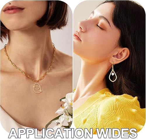 Miniatura 4 de Pandahall - 48 colgantes de aleación con parte trasera abierta, 12 estilos geométricos dorados, marco hueco, dijes para bricolaje con resina UV