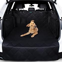 Fundas De Asiento Para Suzuki Vitara Protector Maletero de Coche para Perros con protección de Parachoques - Funda Resistente con 4 Capas - Cubre Maletero Impermeable y Antideslizante - Ajuste Universal para Maletero Hatchback o SUV