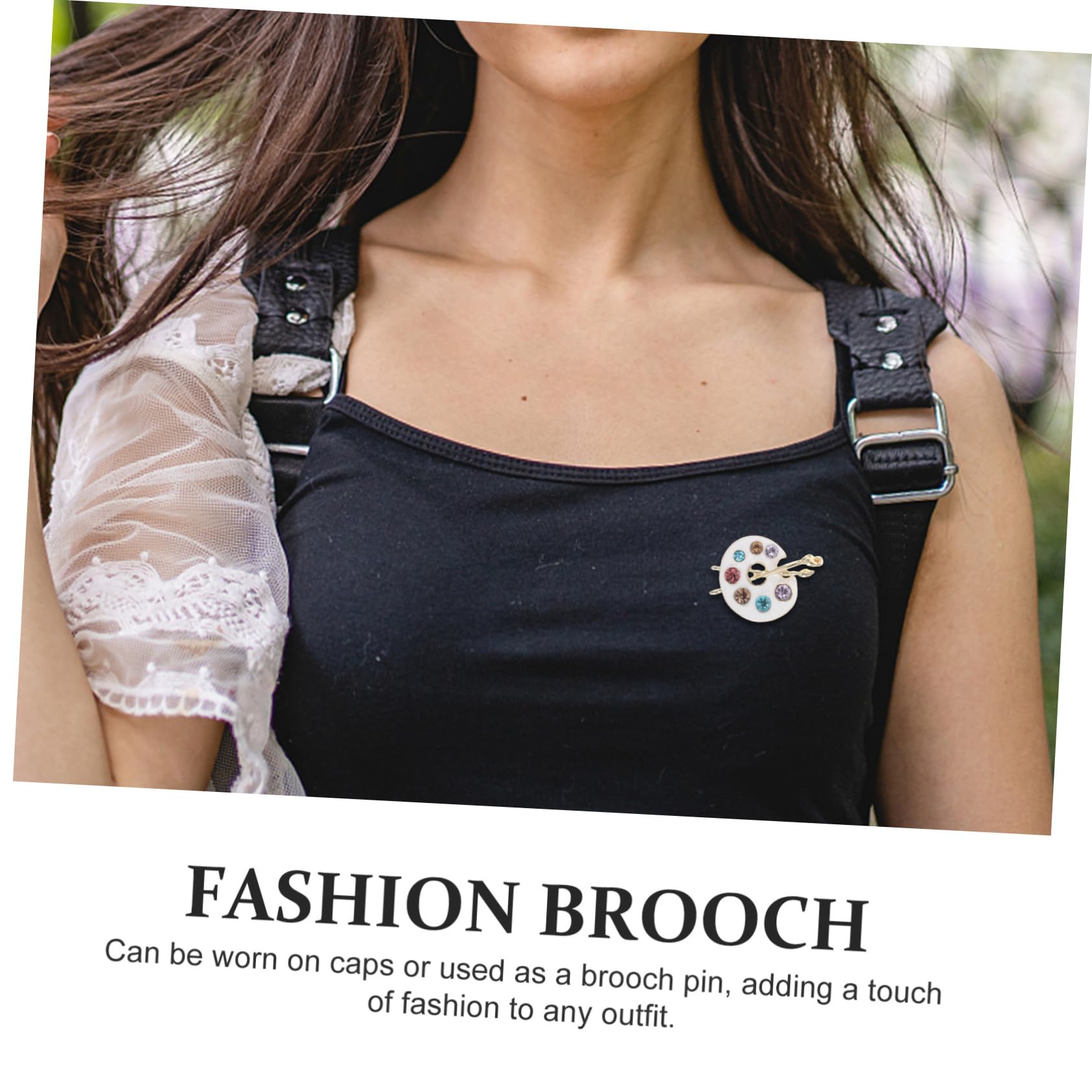 Broches con diseño de Pintura al óleo goteando, Ideales para Trajes, Solapas, Sombreros, Corbatas y Accesorios para Vestidos.