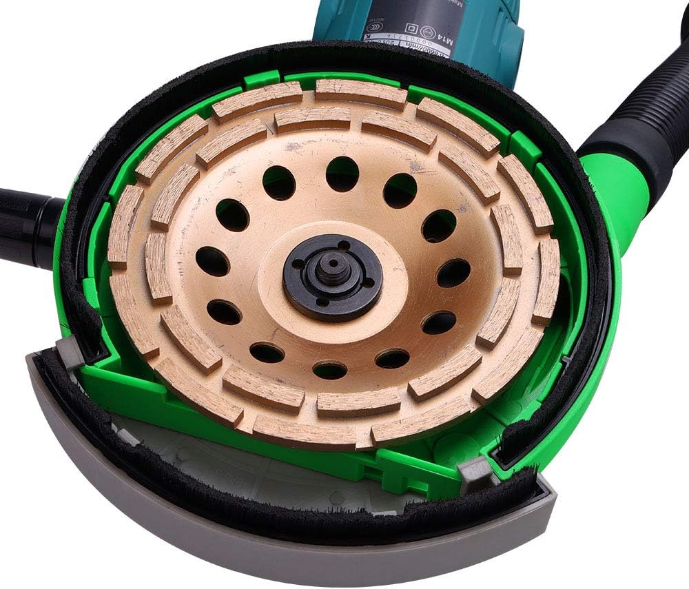 Diment Power Universal Surface Grinding Dust Shroud for Angle Grinder 7-Inch. Collect Grinding Dust-Stone, Cement, Marble, Rock,Granite, Concrete
