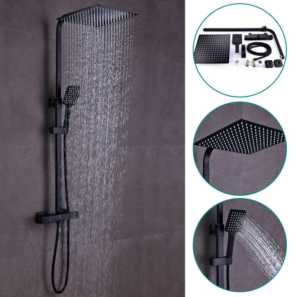 RIDDER Set Doccia A Pioggia Con Soffione Massaggio Bahamas Cromo 91440 - Foto 2