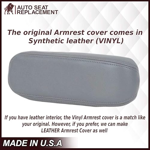 Miniatura 9 de 2003 2004 2005 2006 2007 Ford F250 F350 Lariat Funda de asiento de piel sintética, repuesto para conductor y pasajero (pergamino mediano (Tan),
