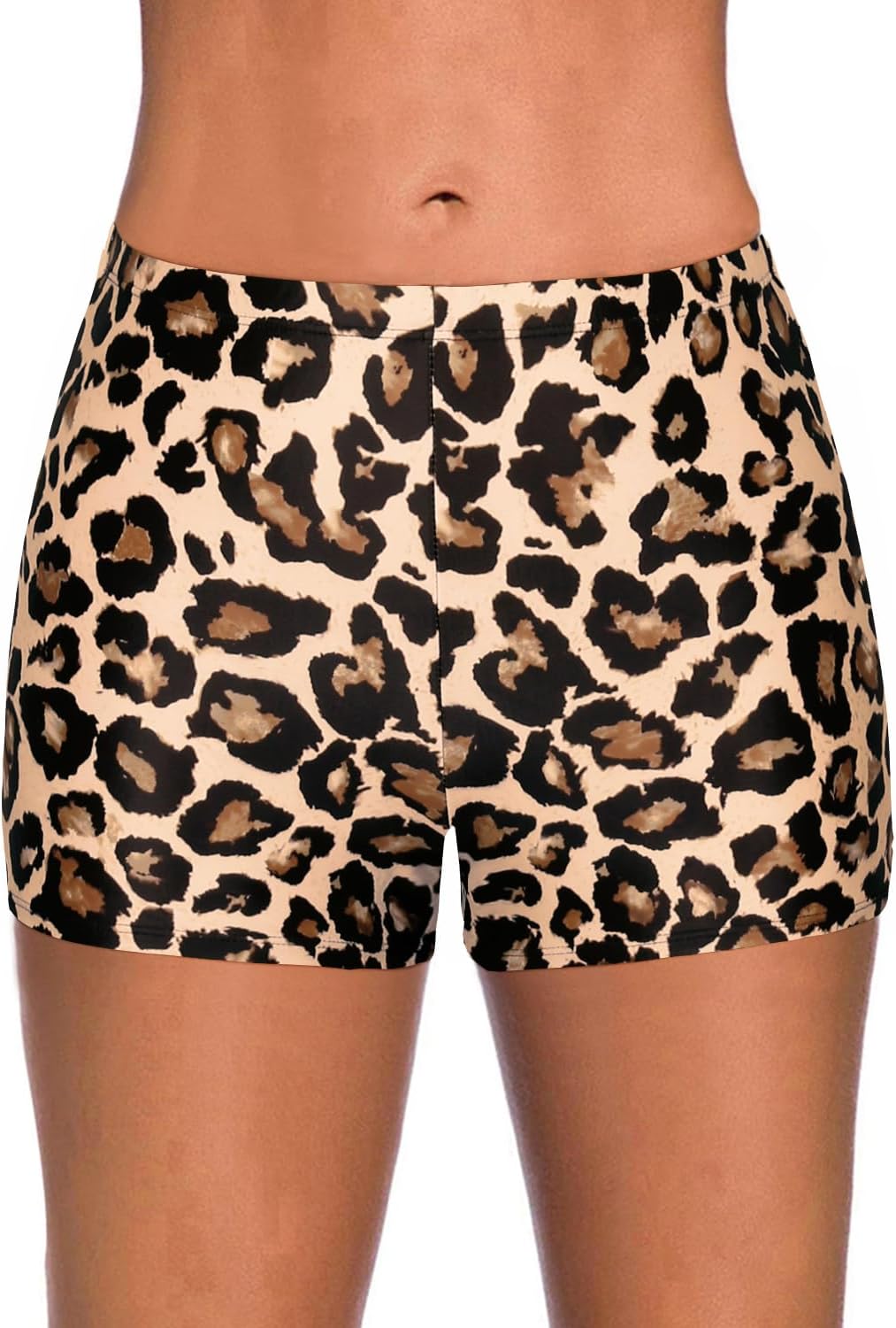 Yonique Womens Swim Shorts Solid Tankini Bottoms Swimsuit Bottoms(Available in Plus)