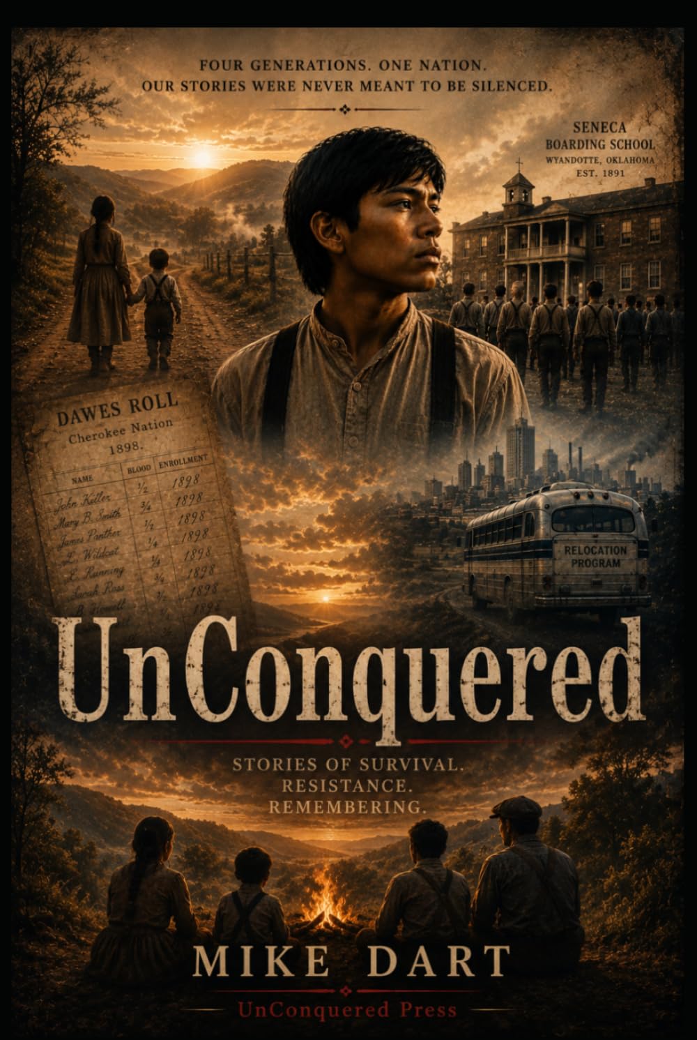 UnConquered: “A multi-generational Cherokee historical fiction series.”