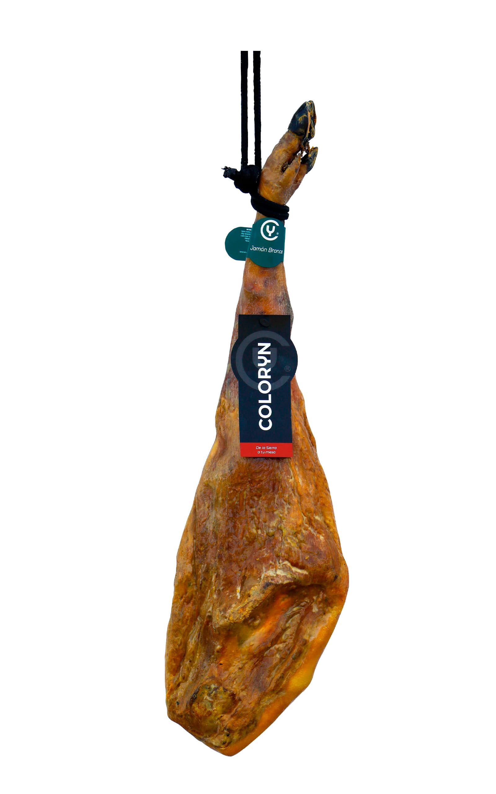 Coloryn | Jamón Bronce Loncheado | 7-7,5 kg | Raza Ibérica. Aroma delicado y textura jugosa.