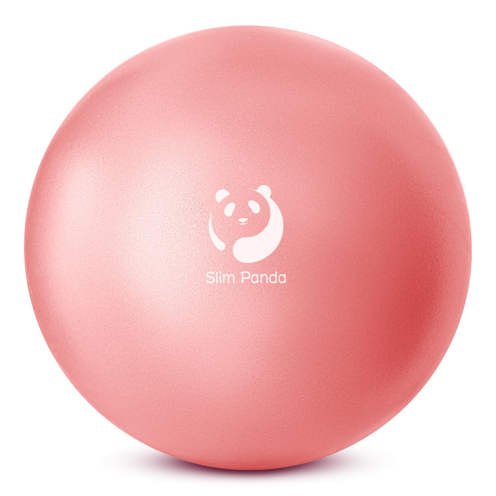 Slim Panda Palla Pilates Piccola,23-25cm Anti Scoppio Antiscivolo Palla Ginnastica con Cannuccia Gonfiabile,Soft PVC Palla daYoga per Fitness