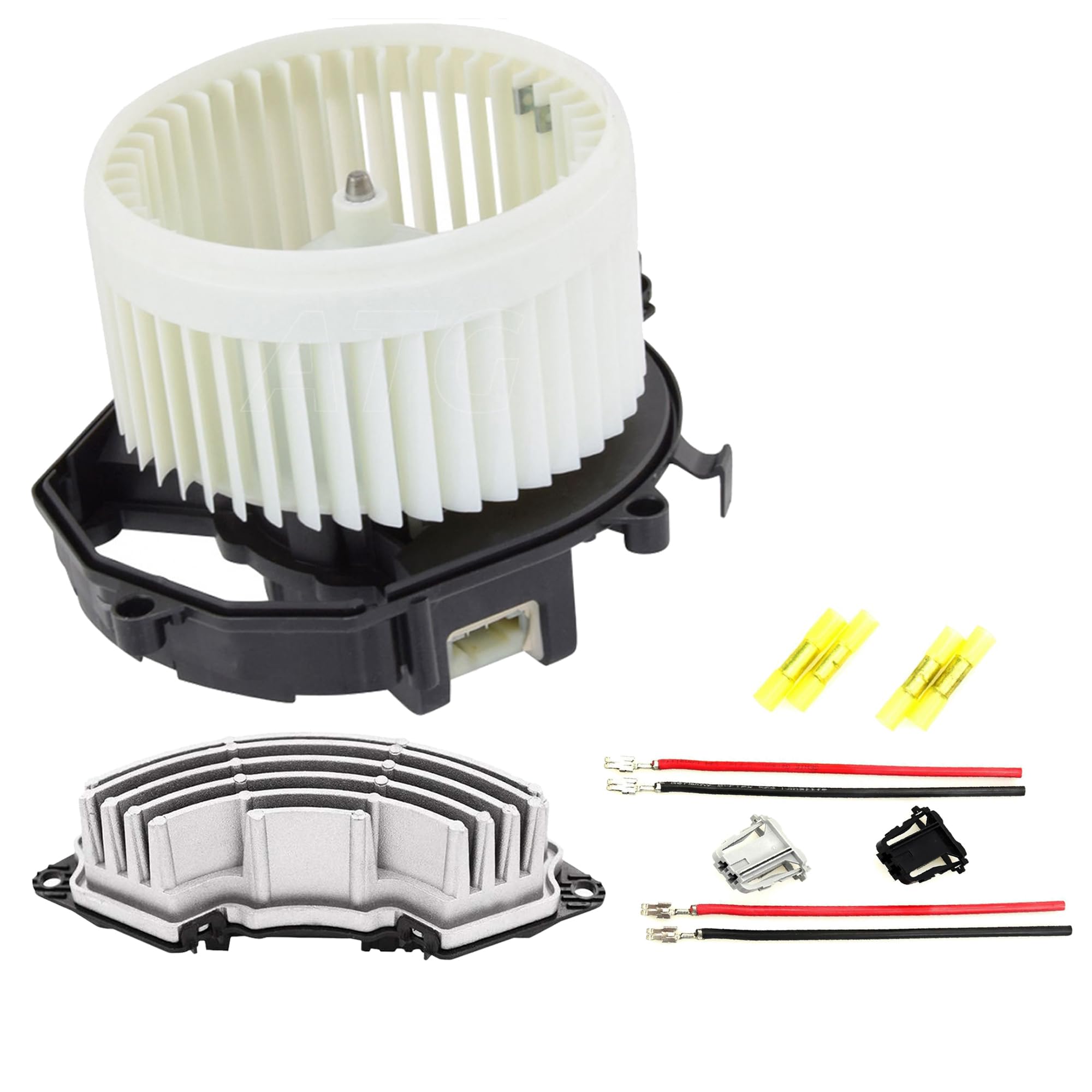 Pulseur Air Moteur Ventilation Habitacle Chauffage Climatisation AVEC Résistance & Faisceau Électrique compatible pour BERLINGO C4 PICASSO GRAND PICASSO PARTNER & PARTNER TEPEE 6441CG 6441CE 77366112