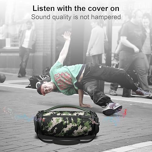 Miniatura 3 de TXEsign Estuche de transporte de viaje para JBL Boombox 3, funda impermeable para altavoz portátil con correa para el hombro