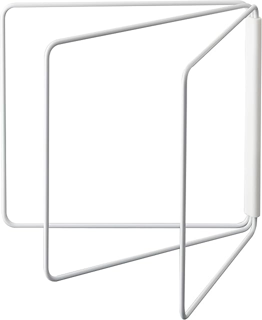 Yamazaki Dishcloth Hanger, Steel, White, One Size