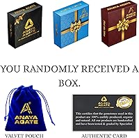 Vista 9 de Howlite Worry Stone – Piedras de cristal para el pulgar para angustia, estrés, piedras de equilibrio relajantes y calmantes para meditación, alivio