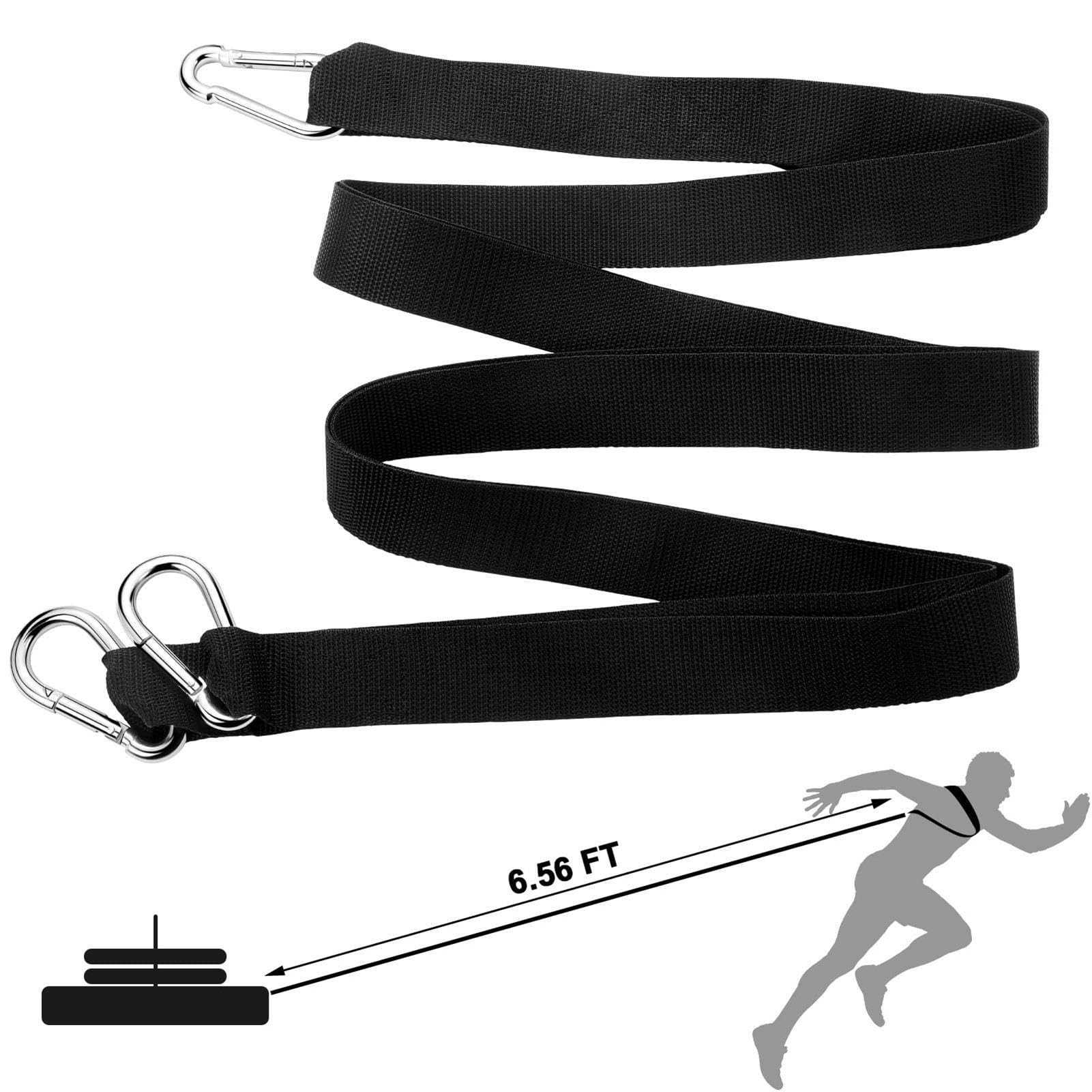 Bilbear Ceinture De Traction Réglable Pour Traîneau - Ceinture De Traction Pour Traction De Pneus, Squats, Muscles Des Jambes, Entraînement De Résistance, Entraînement De Force De Base (bleu