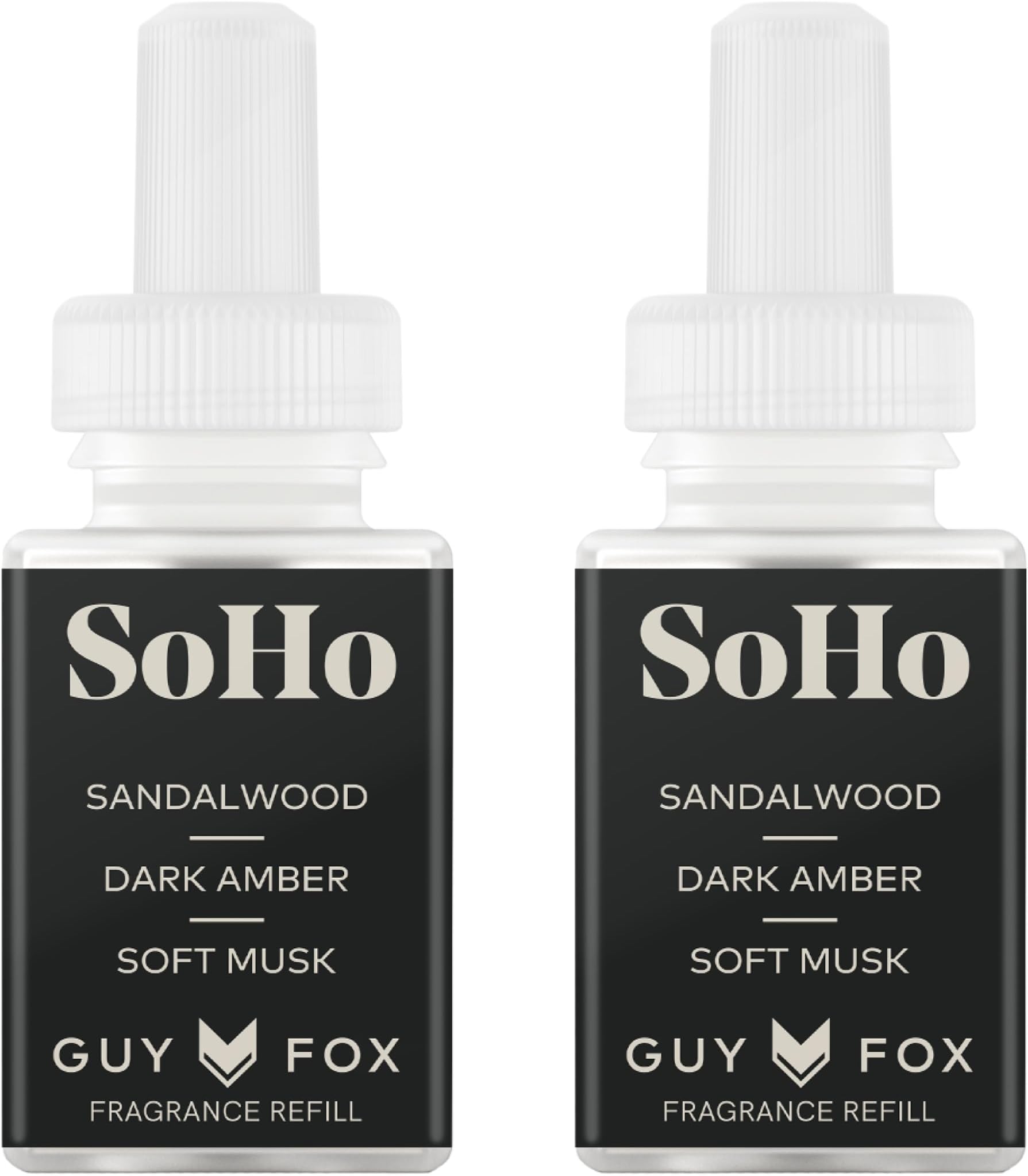 Pura and Guy Fox - Fragrance for Smart Home Air Diffusers - Room Freshener - Aromatherapy Scents for Bedrooms & Living Rooms - Odor Eliminator - 2 Pack - SoHo