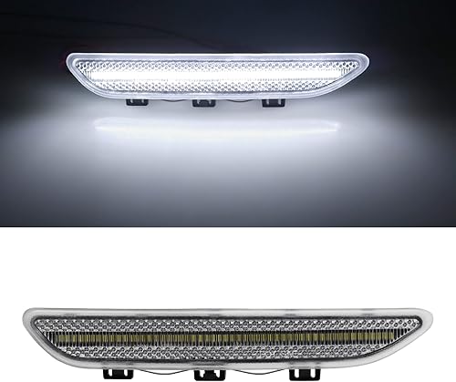 Miniatura 2 de Lámpara reflectora LED para parachoques delantero de repuesto para 3 Series 316i 318i 320i 325i 325Ci 330i 330Ci E46 2D Coupe Convertible 2004-2006,